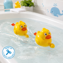 2 Pack Wind-Up Yellow Duck Bath Toys – Pull String Swimming Water Toys for Kids