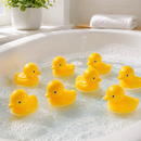 8 Pack Yellow Duck Bath Toys – Floating Water Play Toys for Kids