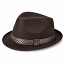 Classic Trilby Party Hat – Lightweight Adult Costume Hat in Assorted Colours
