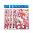 5 Sheets Unicorn Stickers Pack – Colourful Kids Craft, Reward and Decoration Stickers