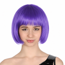 Colourful Bob Party Wig with Fringe – Assorted Colours