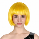 Colourful Bob Party Wig with Fringe – Assorted Colours
