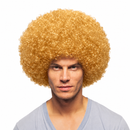 Large Gold Afro Wig – Curly Unisex Party Costume