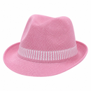 Modern Trilby Hat – Lightweight Woven Party Hat in Assorted Colours