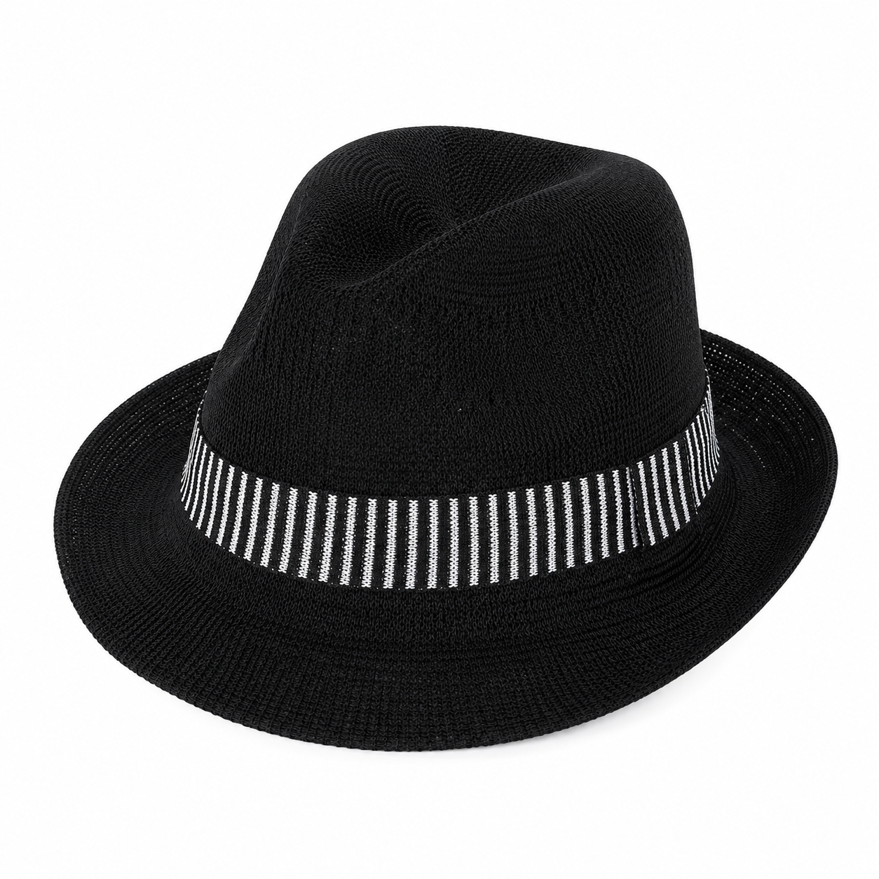 Modern Trilby Hat – Lightweight Woven Party Hat in Assorted Colours