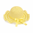 Kids’ Woven Sun Hat with Bow – Floppy Brim Summer Hat in Assorted Colours