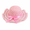 Kids’ Woven Sun Hat with Bow – Floppy Brim Summer Hat in Assorted Colours