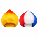 Flame Style Party Wig – Yellow Orange