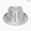 Sequin Trilby Fedora Party Hat – Sparkly Costume Accessory in Assorted Colours