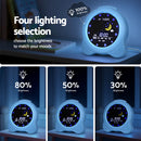 Artiss 3.8" Digital Day Clock Calendar Alarm LCD Display Blue