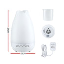 Devanti Ultrasonic Essential Oil Aroma Diffuser Aromatherapy Cool Mist Humidifier w/ LED Light 300ml