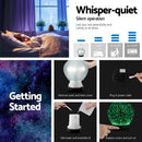 Devanti Ultrasonic Aroma Aromatherapy Diffuser 3D Light Oil Firework Humidifier