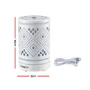 Devanti Ultrasonic Aroma Diffuser Aromatherapy 100ml LED Lights Iron Humidifier Forest