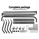 Artiss Clothes Rack Coat Stand 6FT Rail Wheels