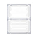 Artiss DIY Shoe Box Set of 2 Stackable Shoe Storage Case Magnetic Door