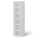 Artiss Foldable Shoe Rack Organizer 6 Tier Storage Shelf Hallway