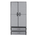 Artiss Large Portable Clothes Closet Wardrobe with Magnetic Door Grey