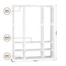 Artiss Large Portable Clothes Closet Wardrobe with Open Shelf White