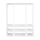 Artiss Large Portable Clothes Closet Wardrobe with Open Shelf White