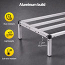 Giantz 91x51cm Aluminum Dunnage Rack Heavy Duty Kitchen Storage Platform