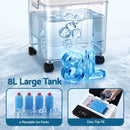 Devanti 8L 3-in-1 Evaporative Air Cooler 4 Ice Packs Remote Control 3 Speed
