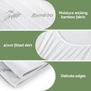Giselle Electric Blanket Bamboo Fabric Single Fitted Heated Pad Underlay Washable Winter