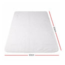 Giselle Electric Blanket LED Remote Sherpa Fleece Underlay Fully Fitted Machine Washable King Single