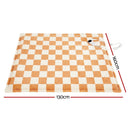 Giselle Electric Throw Rug Dual Side Fleece Flannel Heated Blanket Yellow