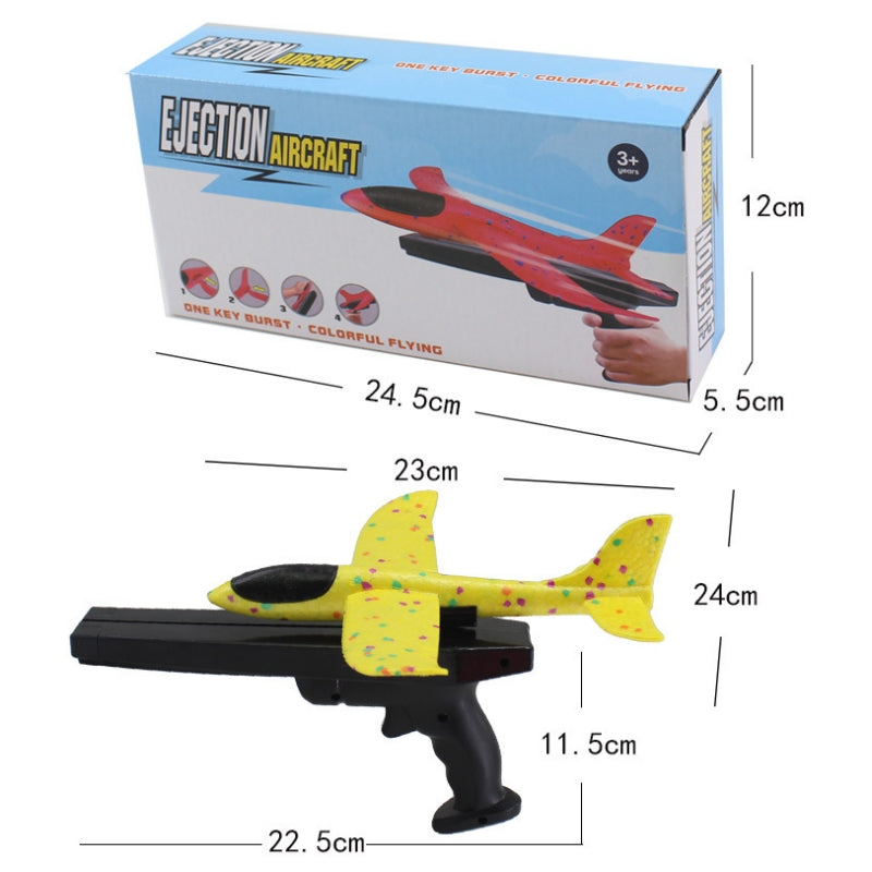 Ejection Foam Plane Toy Outdoor Sport with Light Safe for Children Birthday Gift