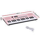 Alpha 37-Key Digital Piano Keyboard for Kids Beginners Electronic Keyboard Piano Gift Pink