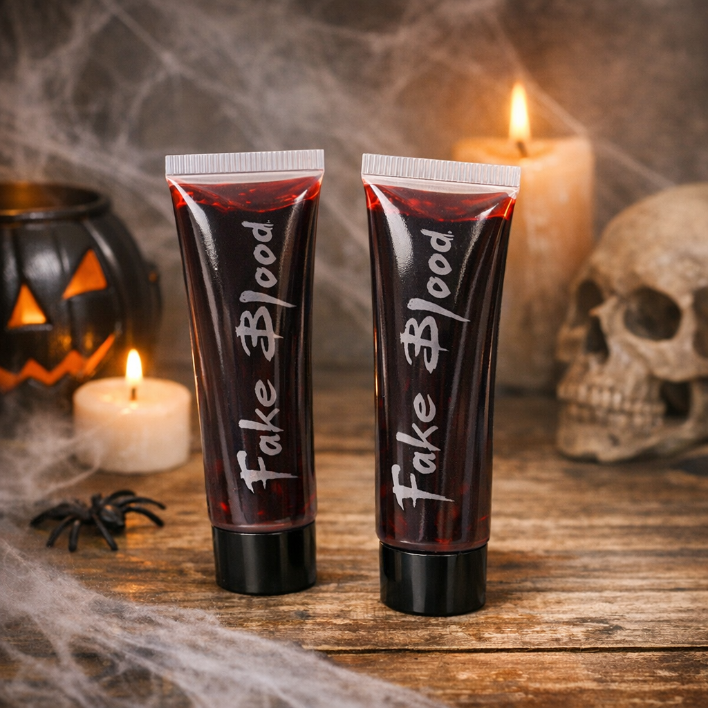 2‑Pack Fake Blood (26.1ml Each) – Vampire Mouth Makeup for Halloween & Cosplay