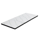 Giselle Folding Mattress 5cm Single Foldable Foam Bamboo Portable Camping Guest Bed Mat