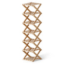 Artiss 7 Tier Bamboo Foldable Shoe Rack Organizer Entryway