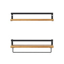 Artiss Floating Wall Shelf Set of 2