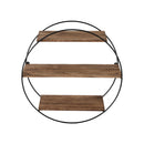 Artiss Floating Wall Shelf Round 3-Tier