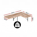 Artiss Floating Wall Shelf Corner Shelves Set of 4 Wood