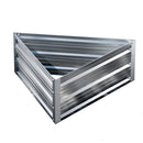 Green Fingers Garden Bed 86x86x30cm Planter Box Raised Container Galvanised Herb