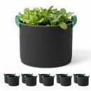 Green Fingers 20 Gallon Grow Bags 300gsm thick Aeration Fabric Pots 10 Pack