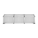 Greenfingers Greenhouse 180x50x50CM Cold Frame Plant Grow Aluminium Polycarbonate Green House