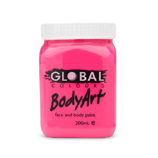 Global Colours BodyArt  Face and body paint in Jar 200ml Performance quality - NuSea