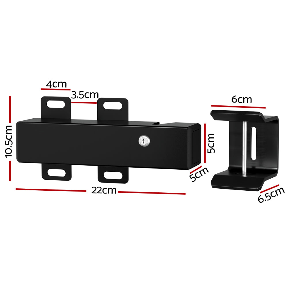 LockMaster Automatic Electric Lock DC 24V Swing Gate Opener with Cable Kit