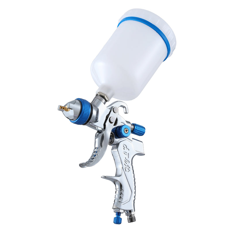 Giantz HVLP Air Spray Gun Gravity Feed Cup Nozzles Included