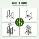 Gardeon Garden Tool Organizer with Wheels Heavy Duty Garage Yard Storage Cart