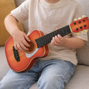 Vibrant Vibes Kids Toy Guitar – Red Mini Acoustic, Musical Learning Instrument