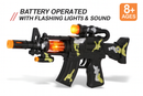 Electric Toy Machine Gun with Flashing Light and Sound Battery operated