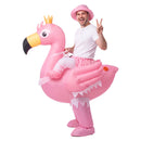 Inflatable Costume Ride On Flamingo Adult Party Suit Pink One Size