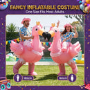 Inflatable Costume Ride On Flamingo Adult Party Suit Pink One Size