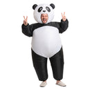 Inflatable Costume Panda Suit Fancy Dress Adult Party Outfit Black One Size