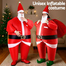 Inflatable Christmas Santa Claus Costume Adult Suit Blow Up Party Fancy Dress Xmas Cosplay