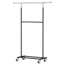 Artiss Clothes Rack Double Rod Airer Rail Coat Stand Adjustable Hanger